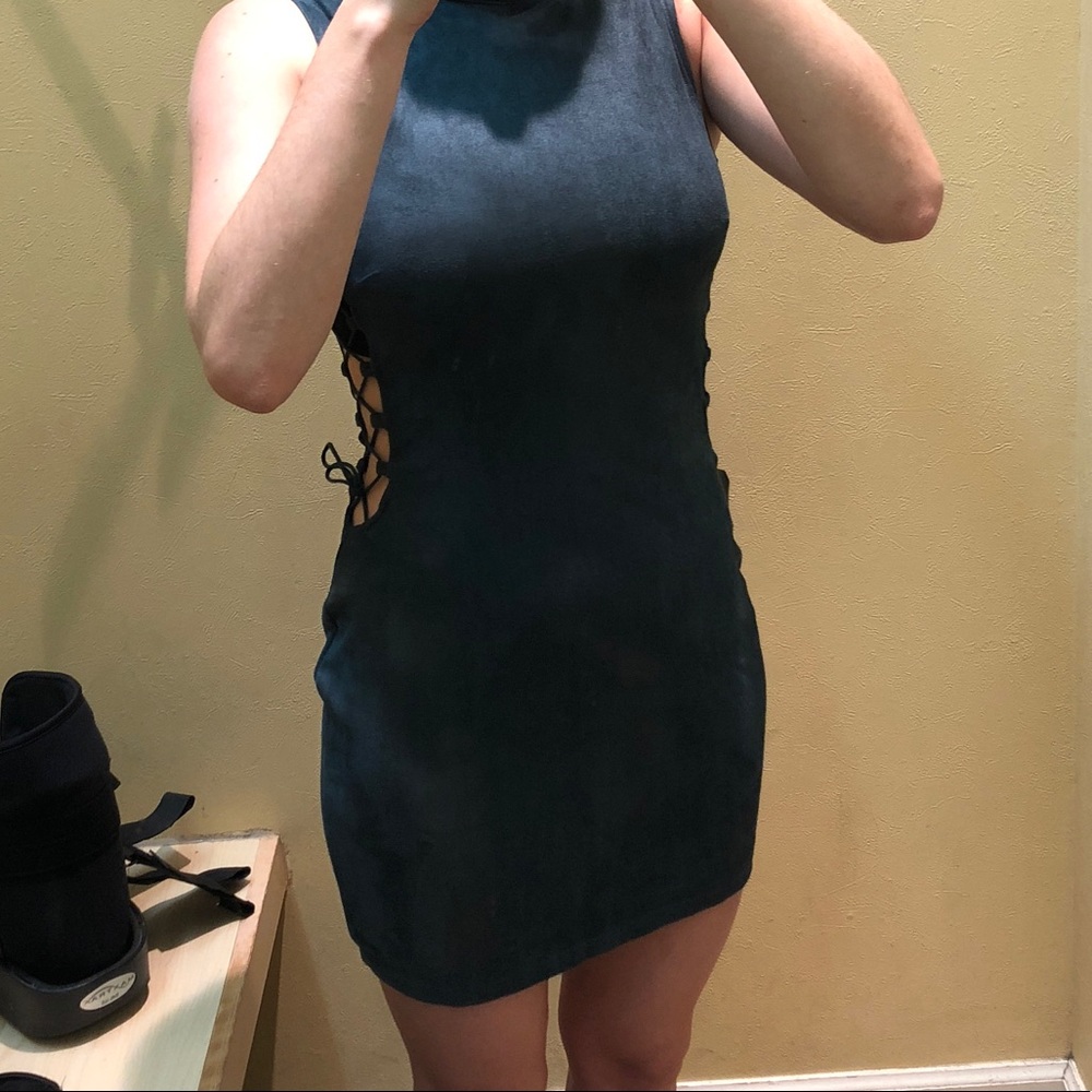 Homecoming/Formal Dress with laced up sides